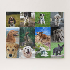 Mijn Dog Photo Collage op Legpuzzel