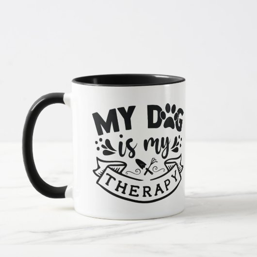 Mijn Dog Special Dog Quote Typografie Mok (Links)