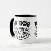 Mijn Dog Special Dog Quote Typografie Mok (Voorkant links)