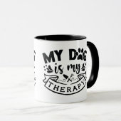Mijn Dog Special Dog Quote Typografie Mok (Voorkant rechts)