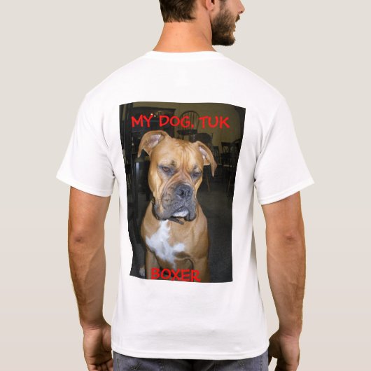 MIJN DOG TUK T-SHIRT (Achterkant)