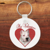 Mijn Dogo Argentino Valentijn Sleutelhanger (Achterkant)