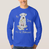 Mijn Dogo Ate Mijn thuiswerk T-shirt (Voorkant)