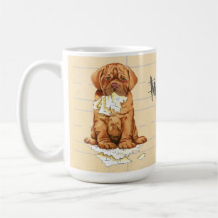 Mijn Dogue de Bordeaux Ate mijn thuiswerk Koffiemok