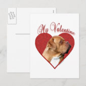 Mijn Dogue de Bordeaux Valentijn Feestdagenkaart (Voorkant / Achterkant)