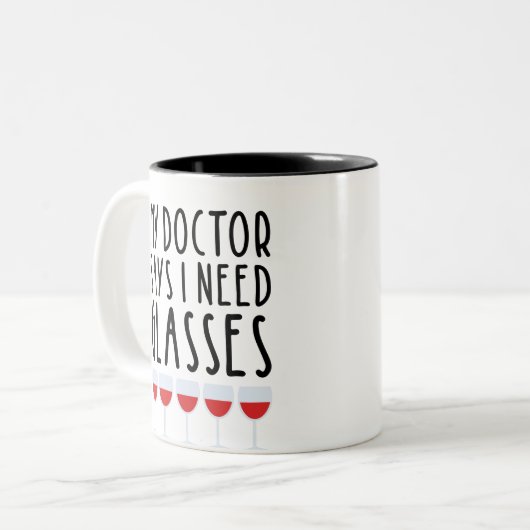 Mijn dokter zegt dat ik Mok nodig heb van een twee (Voorkant links)