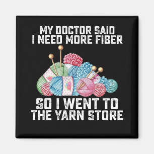 Mijn dokter zei dat ik meer vezels nodig heb, dus  magneet