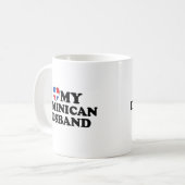 Mijn Dominicaanse echtgenoot Koffiemok (Voorkant links)