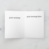 Mijn donkere Valentijn rode roos kaart (Binnen)