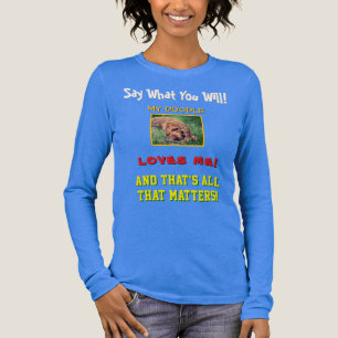 Mijn Doodle Houdt Van Mij Tri-Blend Shirt