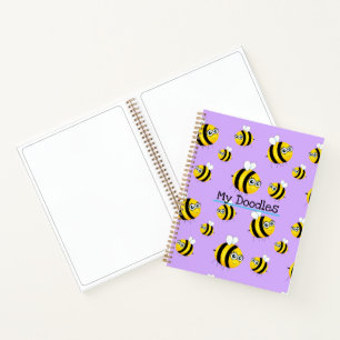 Mijn Doodles, Aanpasbare Cute Bij Notitieboek