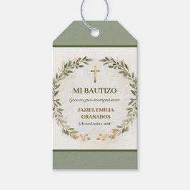 Mijn Doop Persoonlijke Doop Cadeau Label Groen Cadeaulabel
