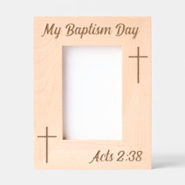 Mijn doopdag - Handelingen 2:38 Gegraveerde Lijstjes