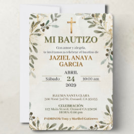 Mijn Doopfeest Uitnodiging Voor Jongen of Meisje