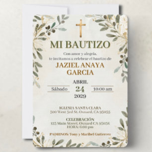 Mijn Doopfeest Uitnodiging Voor Jongen of Meisje