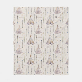 Mijn dorp Teepee Fleece Deken