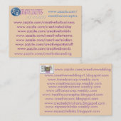 mijn douane zazzle visitekaartjes (Voorkant / Achterkant)