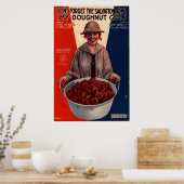 Mijn Doughnut Girl Poster (Keuken)