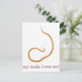 Mijn Doula houdt van mij! Briefkaart (Staand voorkant)