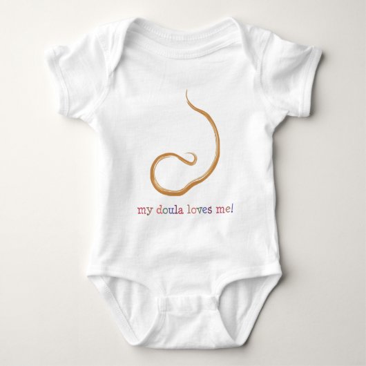 Mijn Doula houdt van mij! Romper (Voorkant)
