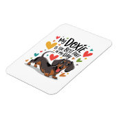 Mijn Doxie is het beste deel van mijn dag Magneet (Linkerzijde)