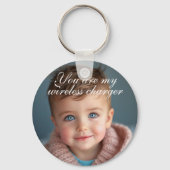 Mijn draadloze oplader en kinderfoto sleutelhanger (Voorkant)