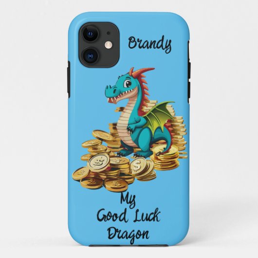 Mijn Draak van Geluk Aanpasbaar Case-Mate iPhone Case (Achterkant)