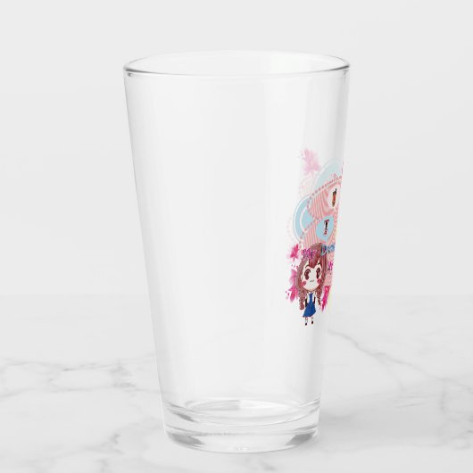 Mijn drank drinkware glas (Rechts)