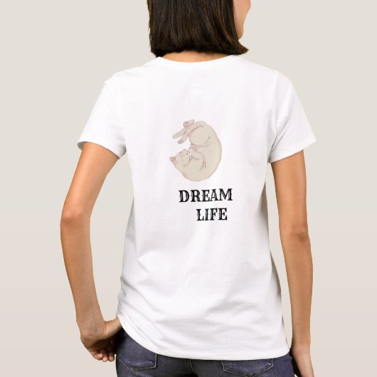 MIJN DREAM LEVEN T-SHIRT (Achterkant)