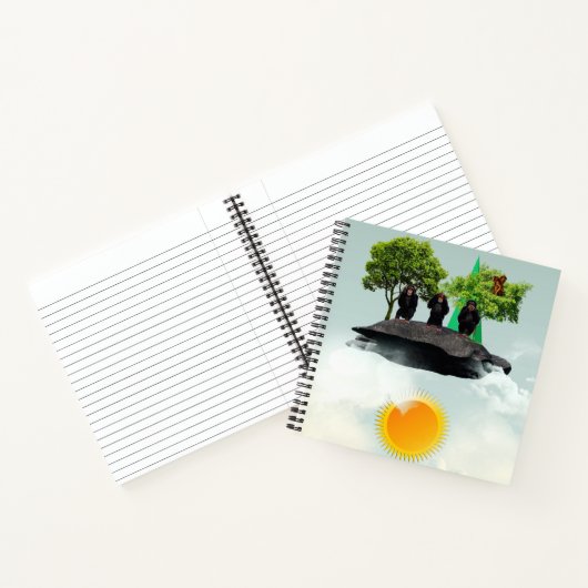 Mijn drie apen notitieboek (Binnen)