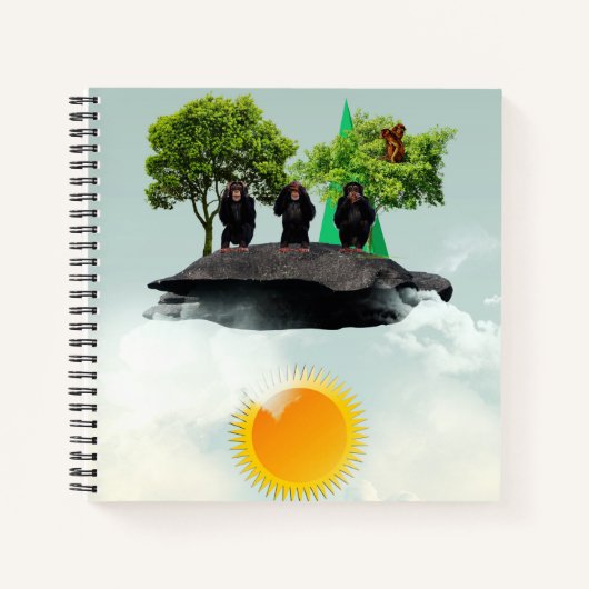 Mijn drie apen notitieboek (Voorkant)