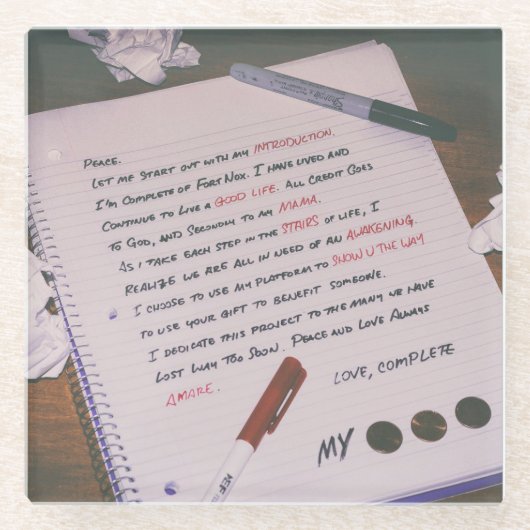 Mijn drie cent onderzetter (Voorkant)