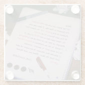 Mijn drie cent onderzetter glazen onderzetter (Achterkant)