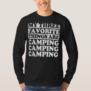 Mijn drie favoriete dingen zijn onder meer kampere t-shirt
