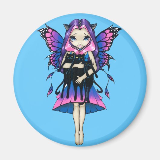 "Mijn drie Katten" magneet (Voorkant)