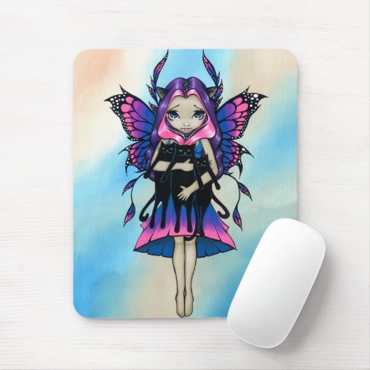 "Mijn drie Katten" Mousepad Muismat (Met muis)