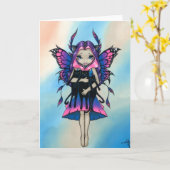 Mijn drie Katten Wenskaart Kaart (Gele Bloem)