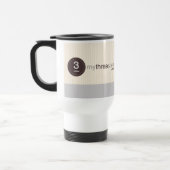 Mijn drie zusters Logo Coffee Travel Mug Reisbeker (Links)