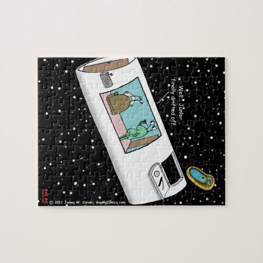 "Mijn drift vangen" Legpuzzel (Horizontaal)