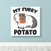 Mijn drijfmestvarkens canvas afdruk (Insitu (Houten vloer))