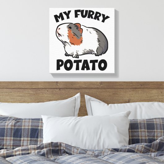 Mijn drijfmestvarkens canvas afdruk (Insitu (Slaapkamer))