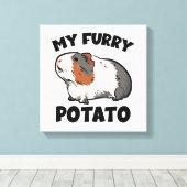 Mijn drijfmestvarkens canvas afdruk (Insitu (Houten vloer))