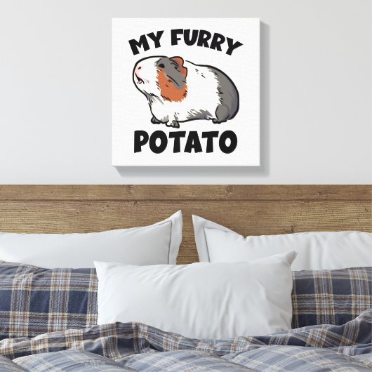 Mijn drijfmestvarkens canvas afdruk (Insitu (Slaapkamer))