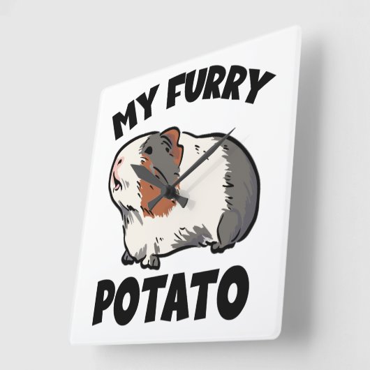 Mijn drijfmestvarkens vierkante klok (Hoek)