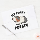 Mijn drijfmestvarkens vierkante sticker (Envelop)