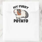 Mijn drijfmestvarkens vierkante sticker (Tas)