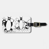 Mijn drink team heeft een bowlingprobleem bagagelabel (Voorkant horizontaal)