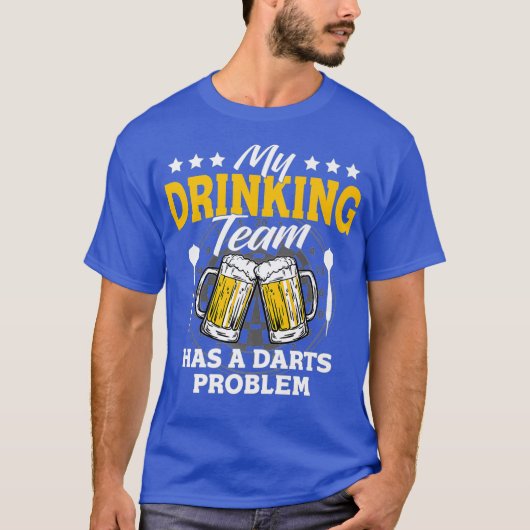 Mijn Drink team heeft een darts probleem - Dart sp T-shirt (Voorkant)