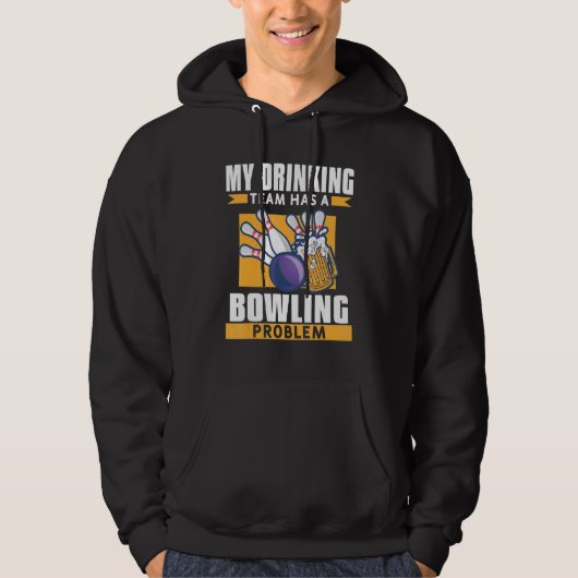 Mijn Drink team heeft een geweldig probleem bier Hoodie (Voorkant)