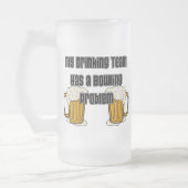 Mijn Drink team heeft een geweldig probleem Matglas Bierpul (Links)